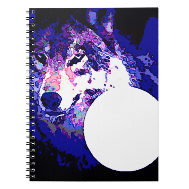 Cuaderno Wolf y Moon Notebook (Frente)