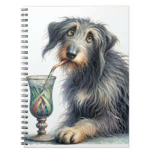 Cuaderno Wolfhound Irlandés Con Soda
