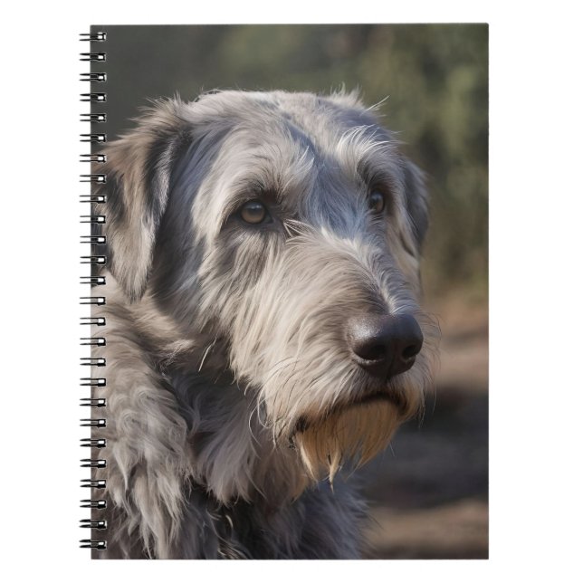 Cuaderno Wolfhound Irlandés No Me Divirto, (Frente)