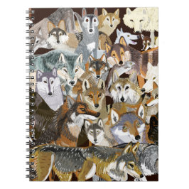 Cuaderno Wolves of Belette Le Pink