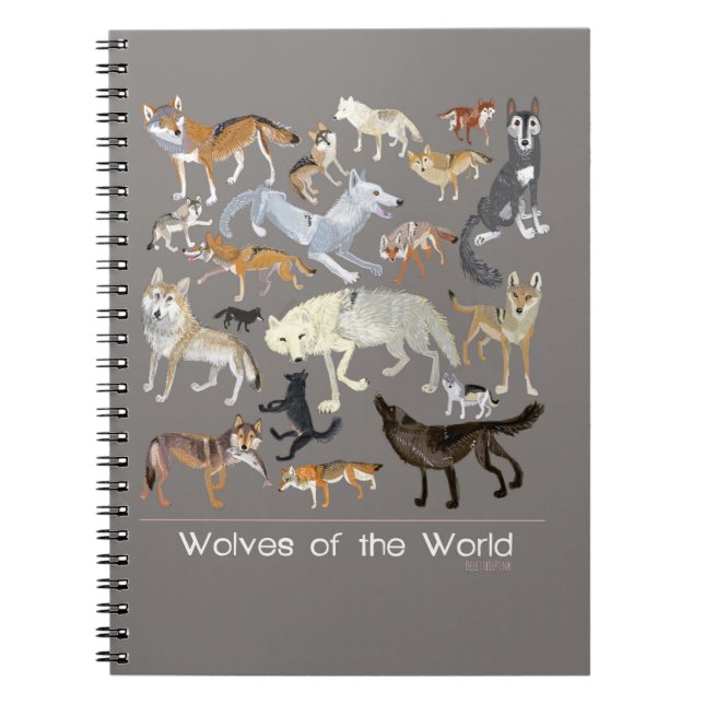 Cuaderno Wolves of the World (Frente)