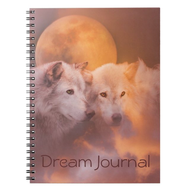 Cuaderno Wolves Spiritual Dream Journal (Frente)