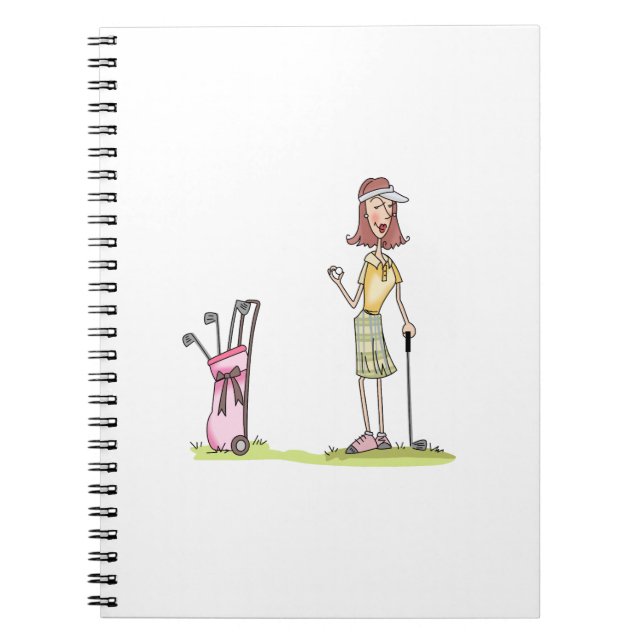 Cuaderno Woman Golfer (Frente)