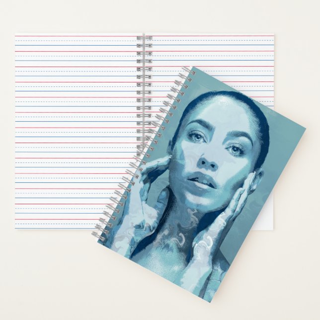 Cuaderno "Woman in Blue" (Interior)