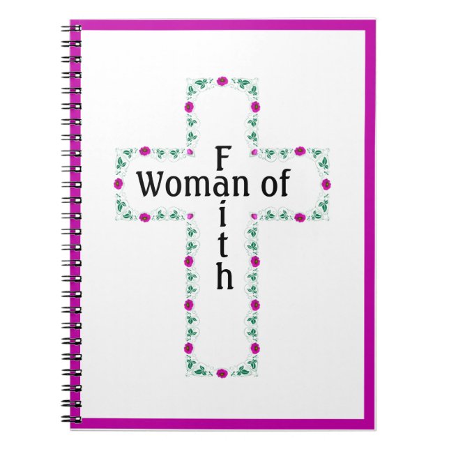 Cuaderno Woman of faith (Frente)