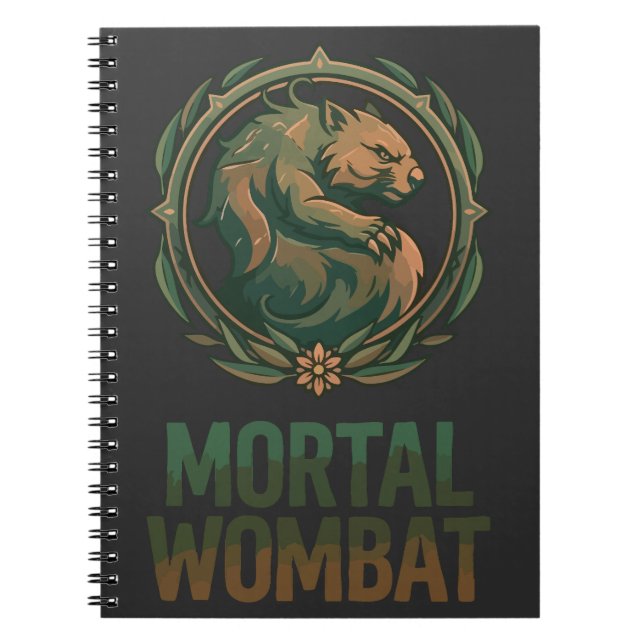 Cuaderno Wombat Mortal (Frente)