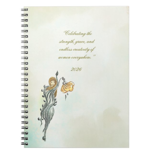 Cuaderno Women: Nature’s Quiet Power,Notbook (Frente)