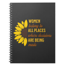 Women Rights Ruth Bader Sunflower Trendy Unique
