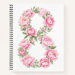 Cuaderno Women’s Day Peony Flower for March 8 