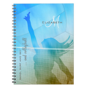 Cuaderno women's volleyball at the beach