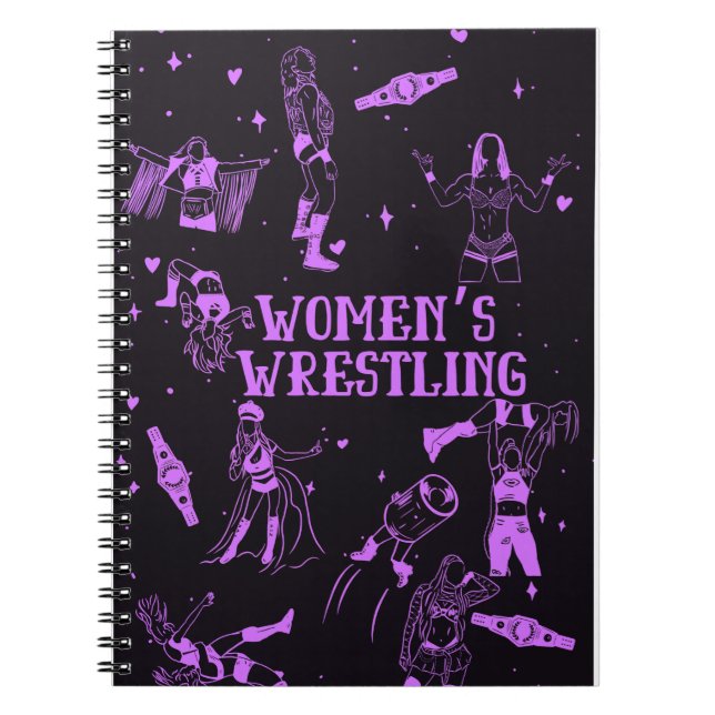 Cuaderno Women's Wrestling Fan Notebook Journal (Frente)