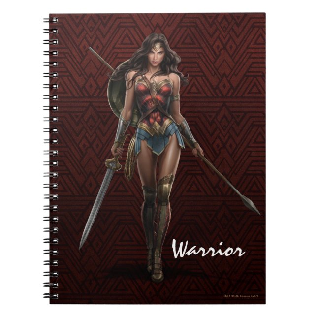 Cuaderno Wonder Woman Battle Ready Comic Art (Frente)