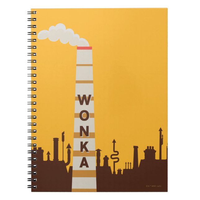 Cuaderno Wonka Factory Silhouette (Frente)