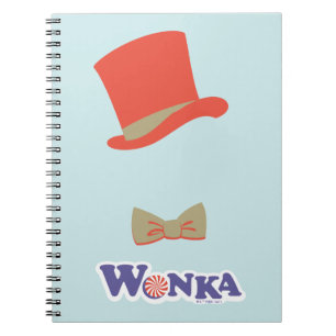 Cuaderno Wonka Top Hat & Bow Tie