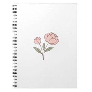 Cuaderno Wonky Zoo Peonies Espiral Photo Notebook