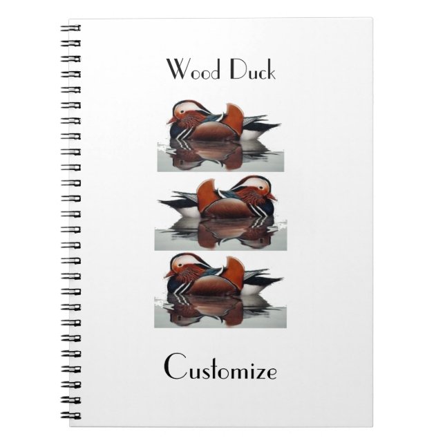 Cuaderno Wood Duck Thunder_Cove (Frente)