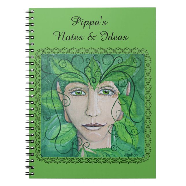 Cuaderno Wood Nymph Notebook, Jotter, Notepad (Frente)