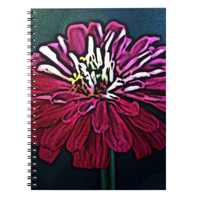 Cuaderno Woodcut Zinnia (Frente)