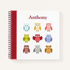 Cuaderno Woodland Animals Owal Name Spiral