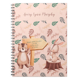 Cuaderno Woodland BABY RECORD libro, baby notes