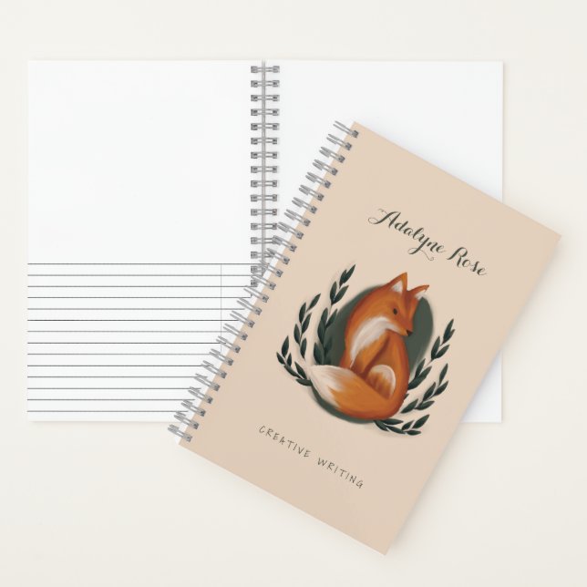 Cuaderno Woodland Fox Nursery Animal (Interior)