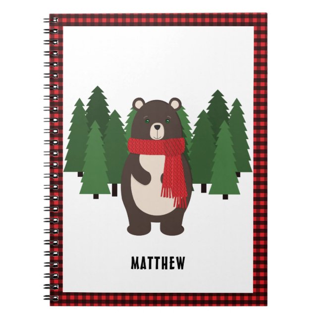 Cuaderno Woodsy Bear (Frente)