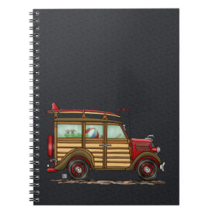 Cuaderno Woody que practica surf lindo