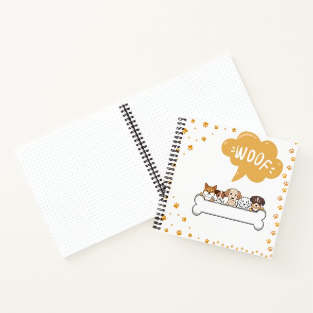 Cuaderno Woof & Wiggles, escuadrón de perros (Interior)