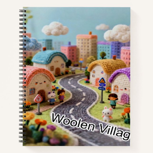 Cuaderno Woolen Village  (Anverso)