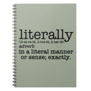 Cuaderno Word de definición literal