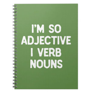 Cuaderno Word Nerd Funny English Language Humor Wordplay