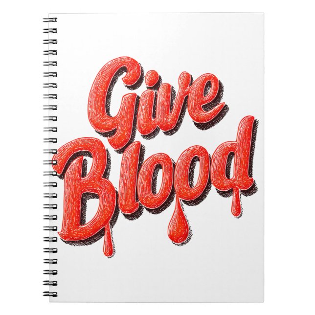 Cuaderno World Blood Donor Day-Give Blogs Textos para la se (Frente)