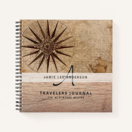Cuaderno World Map Travel Retirement Bucket List Gift