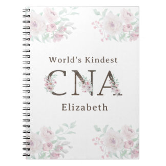 Cuaderno World’s Kindest CNA Floral
