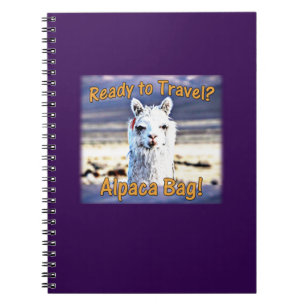 Cuaderno World Traveller - Funny Alpaca Bag