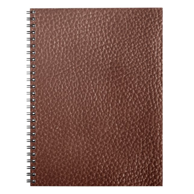 Cuaderno Worn Faux Brown Leather (Frente)