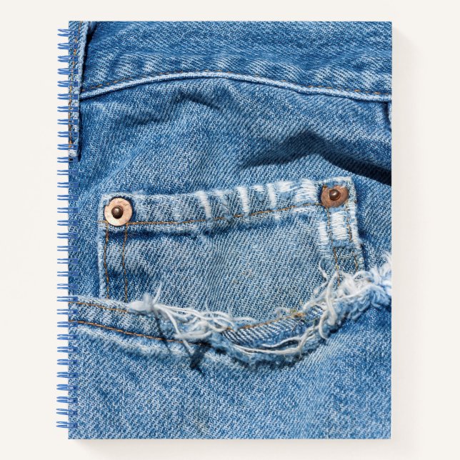 Cuaderno Worn Jeans  (Anverso)