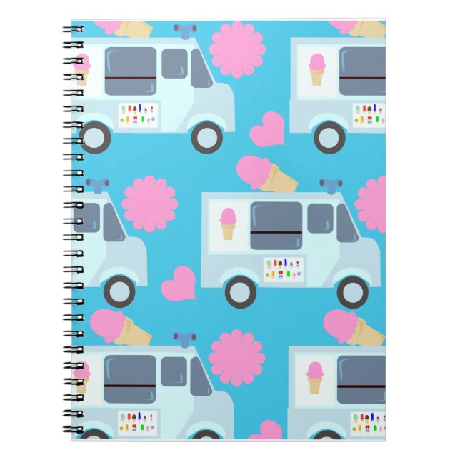 Cuaderno Wow Camiones Cute Ice Cream (Frente)