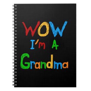 Cuaderno WOW, soy una abuela con camisetas y regalos