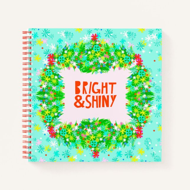 Cuaderno Wreath brillante y brillante (Anverso)