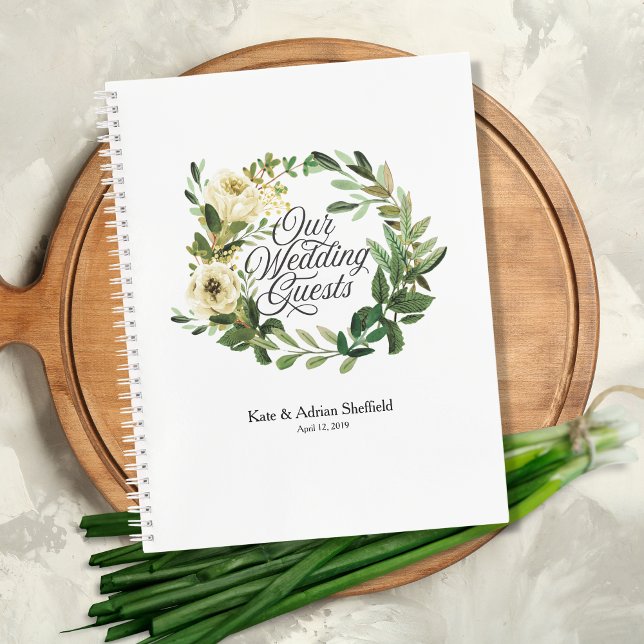 Cuaderno Wreath Budget Guest Book (Subido por el creador)
