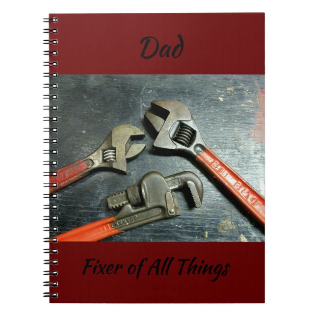 Cuaderno Wrenches Handyman Fixer of All Things (Frente)