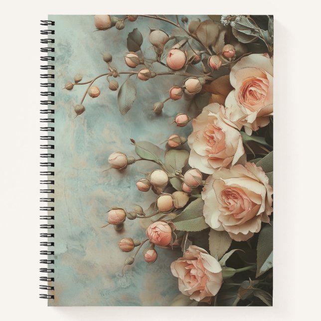 Cuaderno Wunderschöne Nostalgische Rosen 