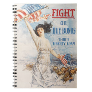 Cuaderno WWI Propaganda Artwork