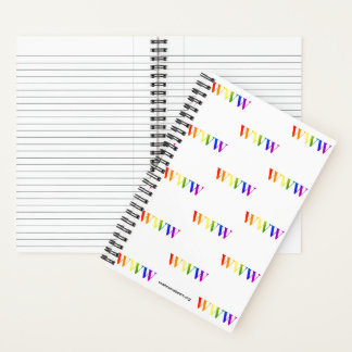 Cuaderno WWW Pequeño bloc de notas en espiral