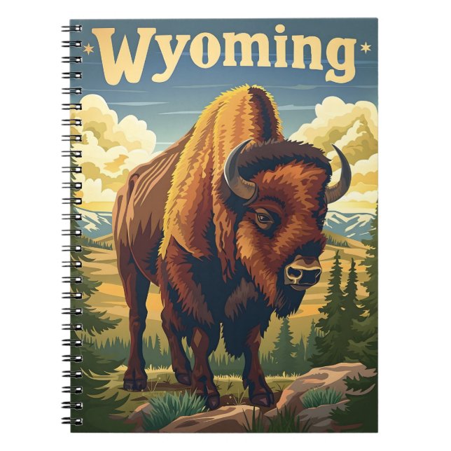 Cuaderno Wyoming Bison (Frente)