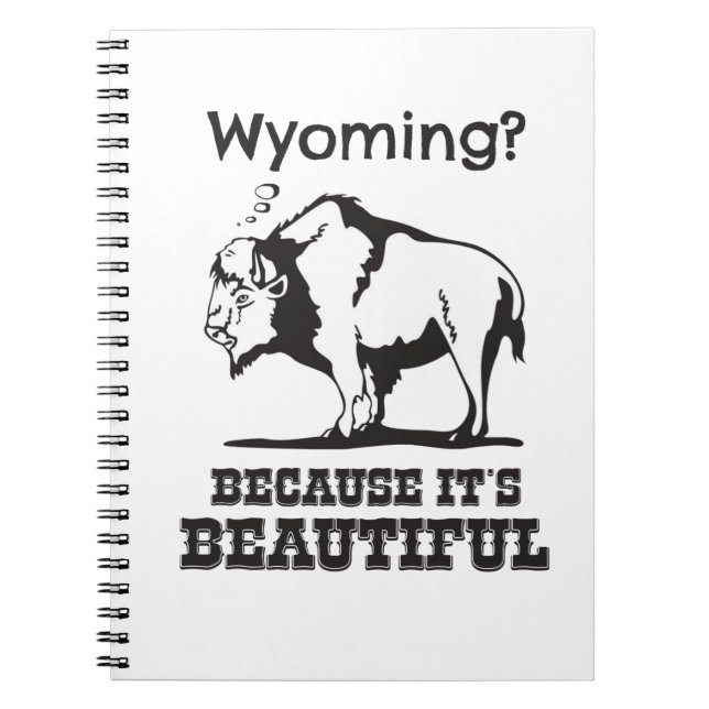 Cuaderno ¿Wyoming? Porque es hermoso (Frente)