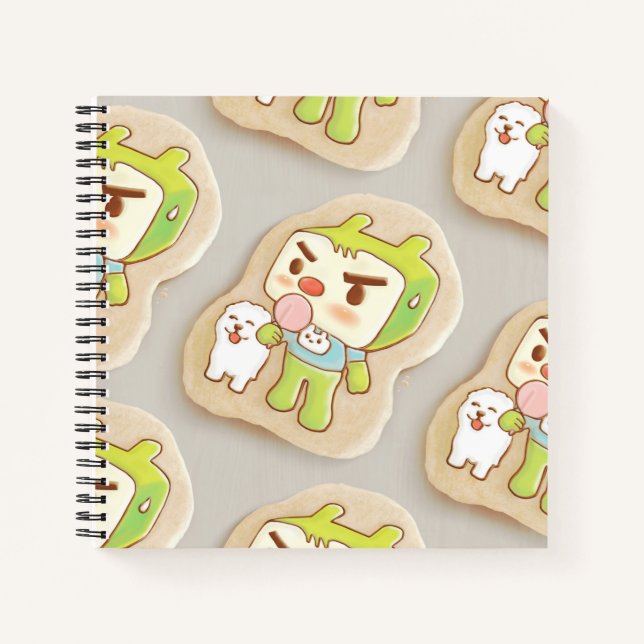 Cuaderno XiaoTieJun Gritando cookies (Anverso)