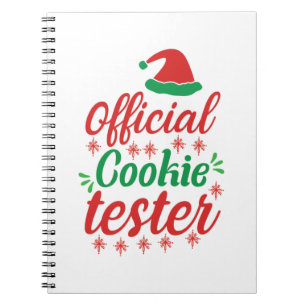 Cuaderno Xmas Art Official Cookie Tester