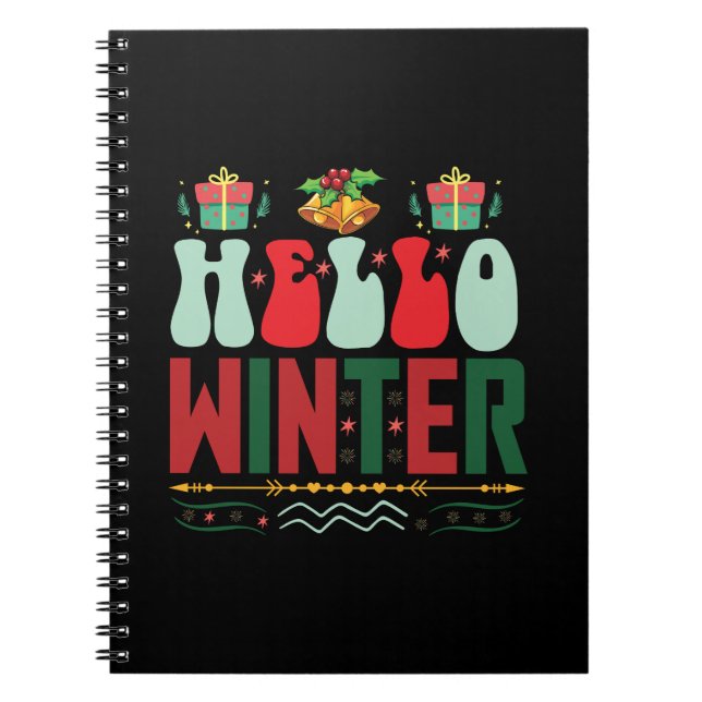 Cuaderno Xmas Gift Hello Winter (Frente)